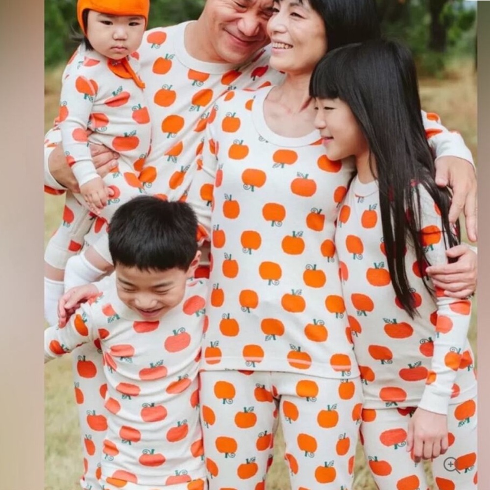 Hanna Andersson Adult Pumpkin PJ Pants S